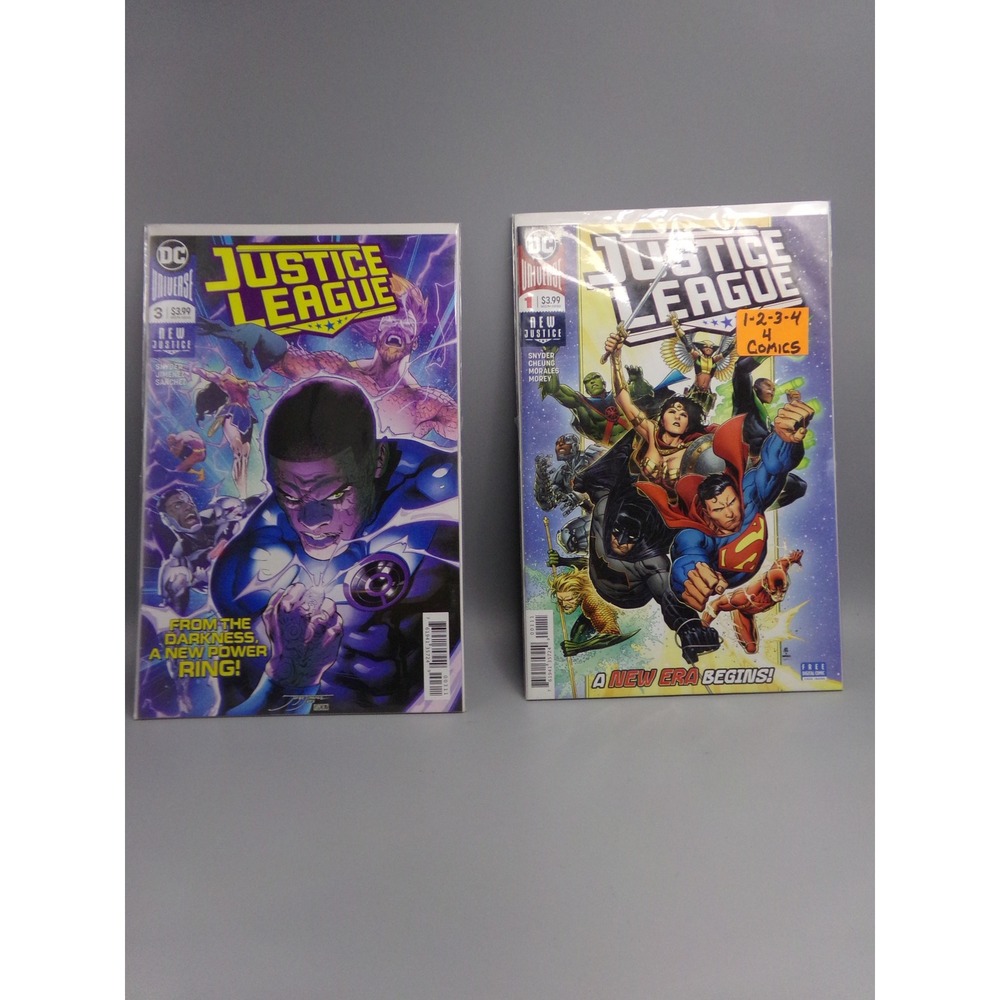 Justice League #1 #2 #3 #4 2018 DC Comics Snyder Bagged